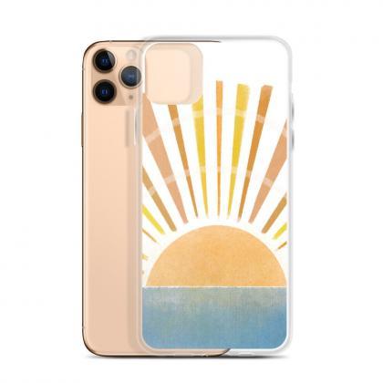 Sun Rays On The Water Iphone Case