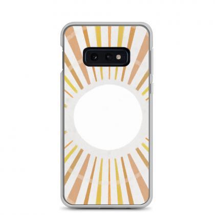 Sunburst Minimal Art Samsung Case