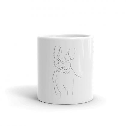 Puppy Love Mug - French Bulldog Minimalist