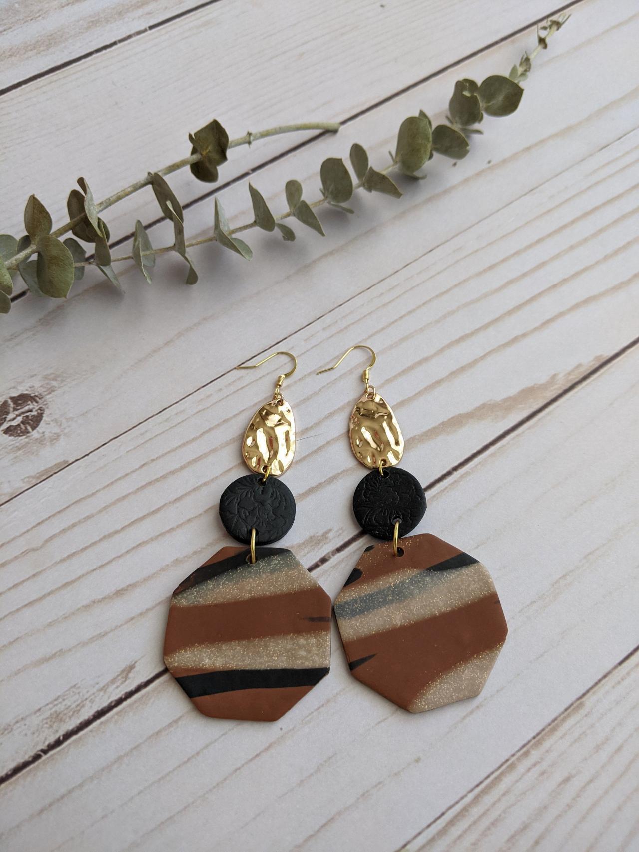 Custom clay hot sale earrings