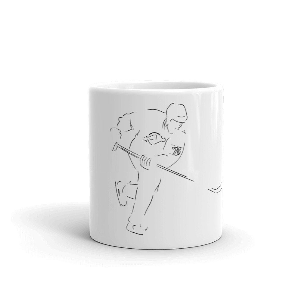 Custom NHL Minimalist Mug, Custom Mug, NHL Gift, NHL Player Mug, Minimalist Cup, Customized Hockey Cup, Customized Mug, Mug Gift