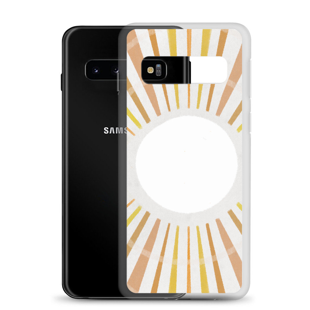 Sunburst Minimal Art Samsung Case
