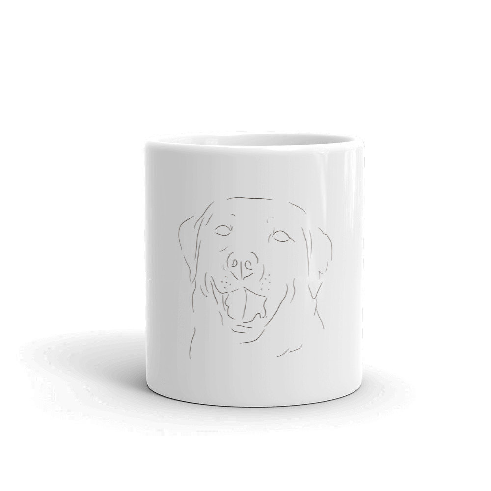 Puppy Love Mug - Labrador Minimalist