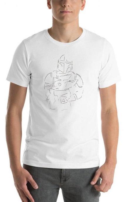 Star Wars Inspired Minimalist Design Short-Sleeve Unisex T-Shirt