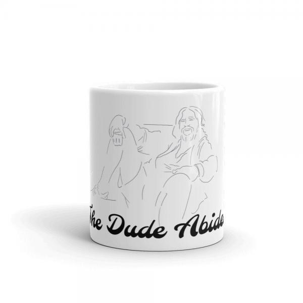 The Dude Abides, Lebowski, Minimalist Design Mug, The Big Lebowski Gift, Pop Culture Gift, Minimalist Mug, Bowling Gift, Movie gift